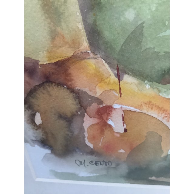 The Watercolor Figure “Venduse” Painting by Mafalda Cento is a beautifully crafted piece of figurative art, featuring a...