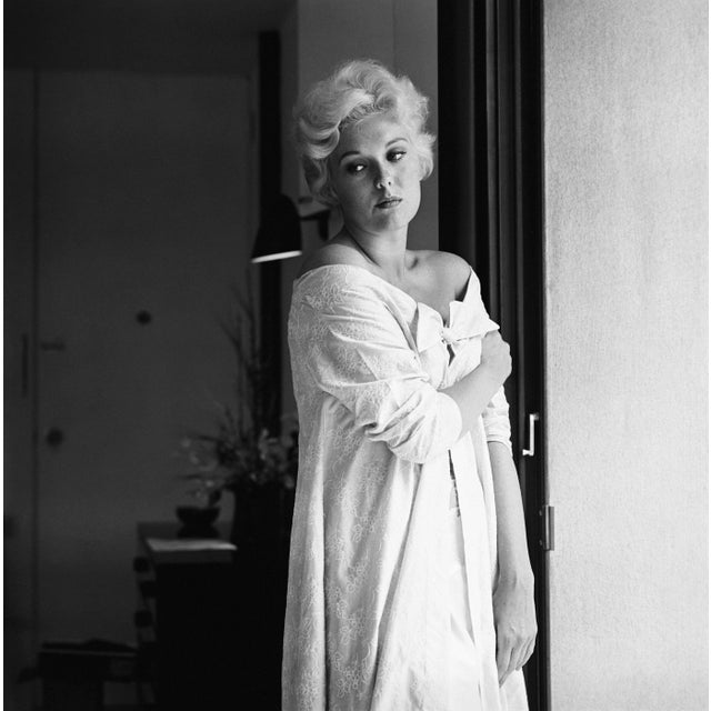 Mid-Century Modern 11x14 Print of Kim Novak at Home in Los Angeles 1956 Photo by Sid Avery For Sale - Image 3 of 3