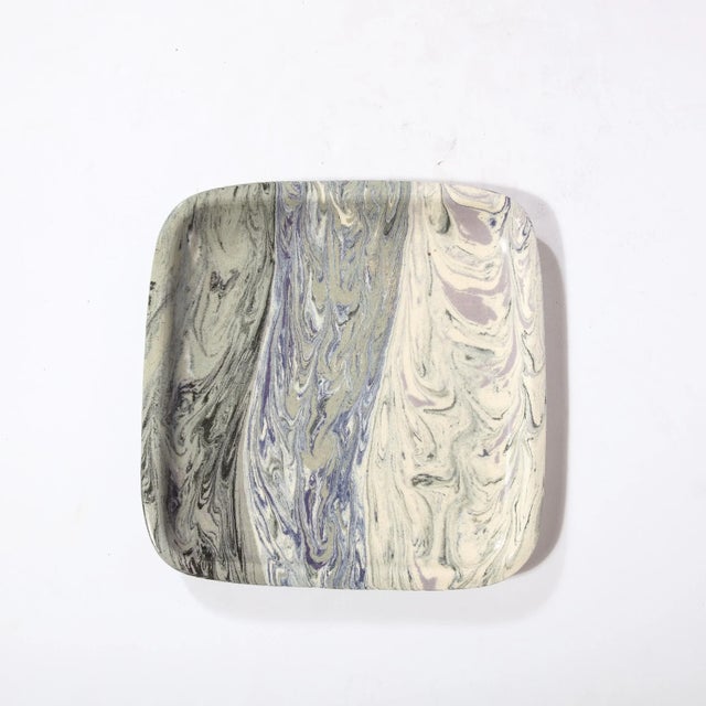 1950s Set of 23 Dinner/Platter/Salad Plates, Service for 8 Signed Jurg Lanrein For Sale In New York - Image 6 of 13