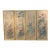 Set of Four 20th Century Asian Style Watercolor Painted Wall Panels For Sale