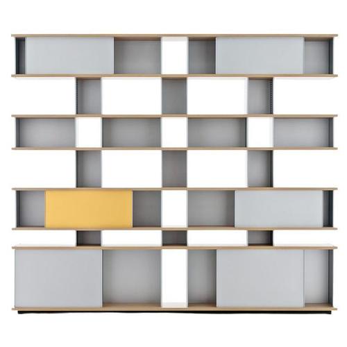 Cassina Nuage Shelving Unit in Wood and Aluminium by Charlotte Perriand for Cassina For Sale - Image 4 of 9