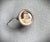 1900 - 1909 Antique Petite 10k Round Baby Sepia Portrait Pin For Sale - Image 5 of 10