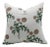 Fabdivine Handmade Block Print Pillow Cover 14x14 Inch Thick Linen - Gulab For Sale