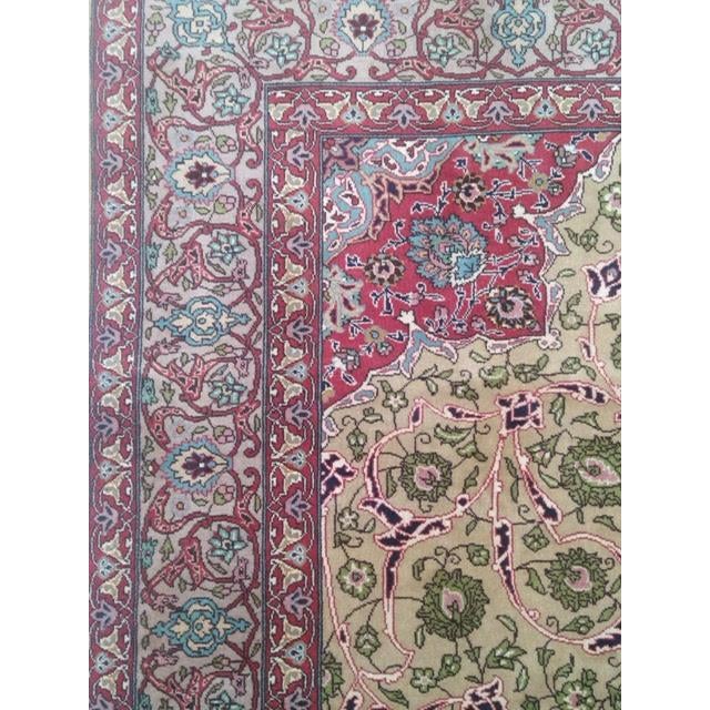 1970s Persian Tabriz, 5'8" X 9'3" For Sale - Image 4 of 6
