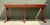 Farmhouse Vintage Rustic Red Wood Console Table For Sale - Image 3 of 12