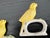 Ceramic Canary Yellow Ceramic Bird Napkin Rings Set of 12 For Sale - Image 7 of 14