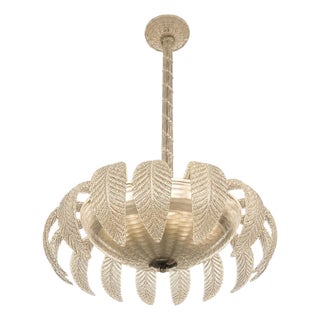 Murano Pendant Light by Barovier for Erco, 1940s For Sale