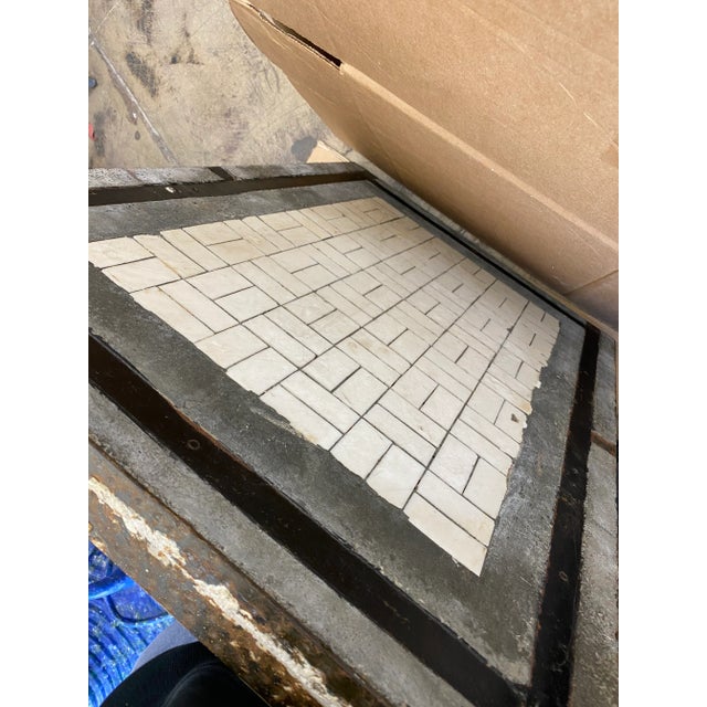 1920s 1920s Religious Mosaic Tile Panel For Sale - Image 5 of 9