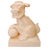Large Scale Vintage Monochrome Blush Pink Glazed Ceramic Foo Dogs - A Pair For Sale - Image 4 of 17