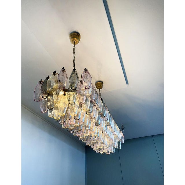 Murano Poliedri Chandelier by Carlo Scarpa, 1990 For Sale - Image 17 of 18