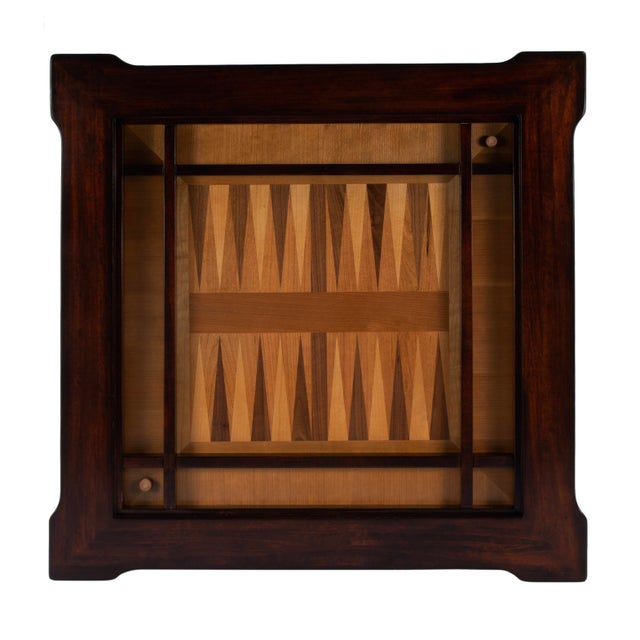 Vincent Multi-Game Card Table, Dark Brown For Sale In Chicago - Image 6 of 7