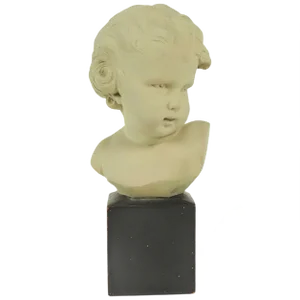 Bust of a Child in Terracotta by Gobet, 1920s