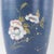 Vintage Hand-Painted Chinoiserie Vase With Blue Polychrome Flowers and Gilt Bird For Sale - Image 11 of 14