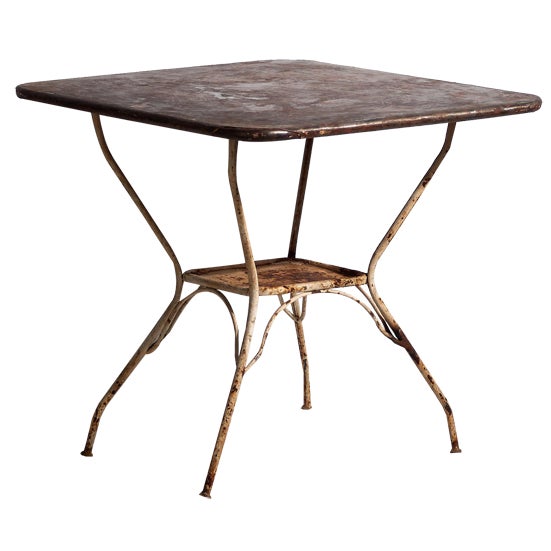 Vintage Outdoor Table, 1920 For Sale