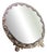 Table Mirror with Silver Applications For Sale