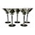 Vintage 2000s Williams Sonoma Hand-Blown Crystal Martini Glasses (Currently Called William Sonoma Reseve) Set of 5 For Sale