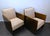 Swedish Grace Flamed Birch Lounge Chairs attributed to Axel Larsson for Bodafors, Late 1920s, Set of 2 For Sale - Image 9 of 9