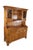 American Late 20th Century Ethan Allen Heirloom Colonial Early American Nutmeg Maple Drybar Cabinet Hutch For Sale - Image 3 of 13
