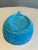 Mid 20th Century Vintage Heisey Bird on Nest-Light Blue Milk Glass Candy Dish For Sale - Image 5 of 6