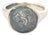 1990s David Yurman Mens Lion Signet Ring Size 8 Sterling Silver Estate For Sale