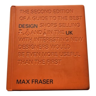 Design Uk, Max Fraser, 2003 Art Design Book For Sale