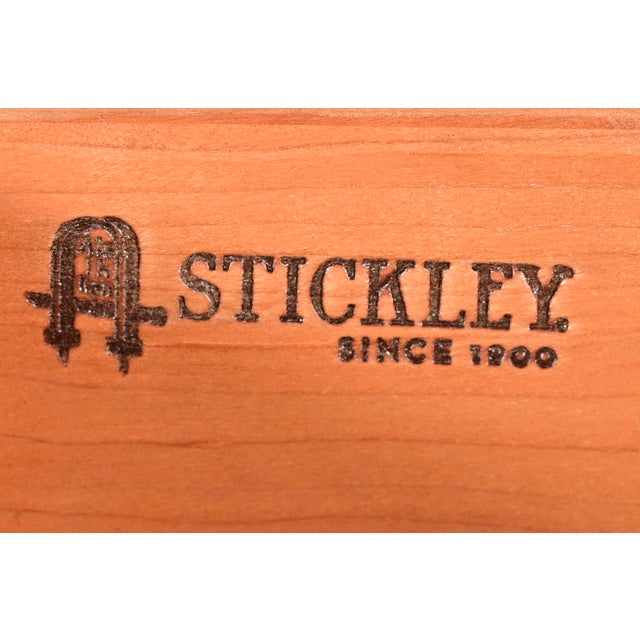 Brown Stickley Modern Arts & Crafts Shaker Cherry Wood Four-Drawer Dresser or Chest of Drawers For Sale - Image 8 of 15