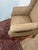 Wood Vintage Transitional Wing Chair With Ottoman Upholstered in an Attractive Woven Fabric For Sale - Image 7 of 9