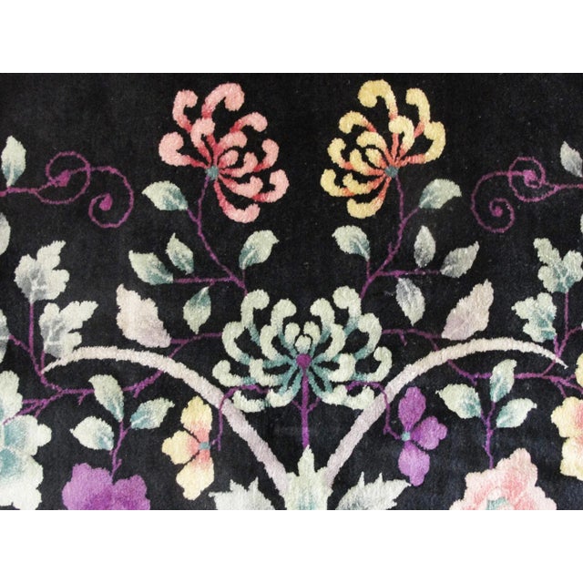 Antique Art Deco Chinese Rug For Sale In Chicago - Image 6 of 10
