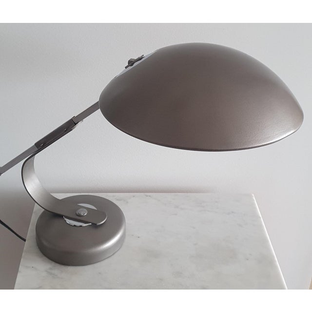 Metal Modernist Industrial Lamp from Ferdinand Solere, 1950 For Sale - Image 7 of 18