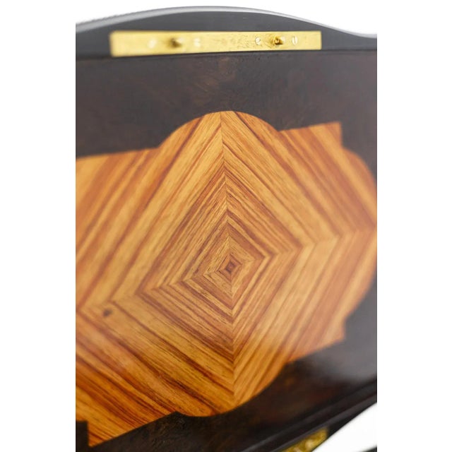 Game Box in Wood and Gilt Brass For Sale - Image 5 of 13