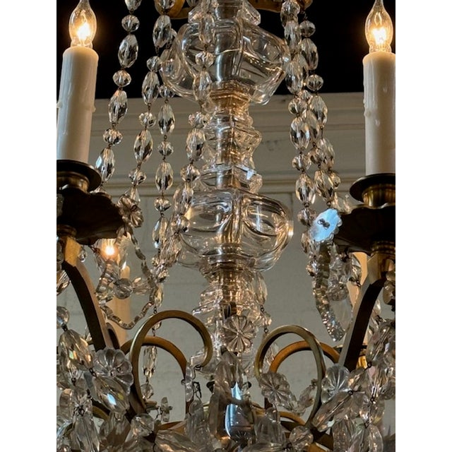19th Century 19th Century French Baccarat Manner Chandelier For Sale - Image 5 of 8