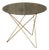 Brass and Glass Side Table, 1960s For Sale