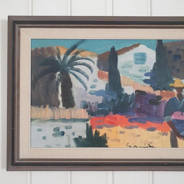 Tage Gavik, Sitke Spain, 1960s, Oil on Canvas For Sale - Image 11 of 18