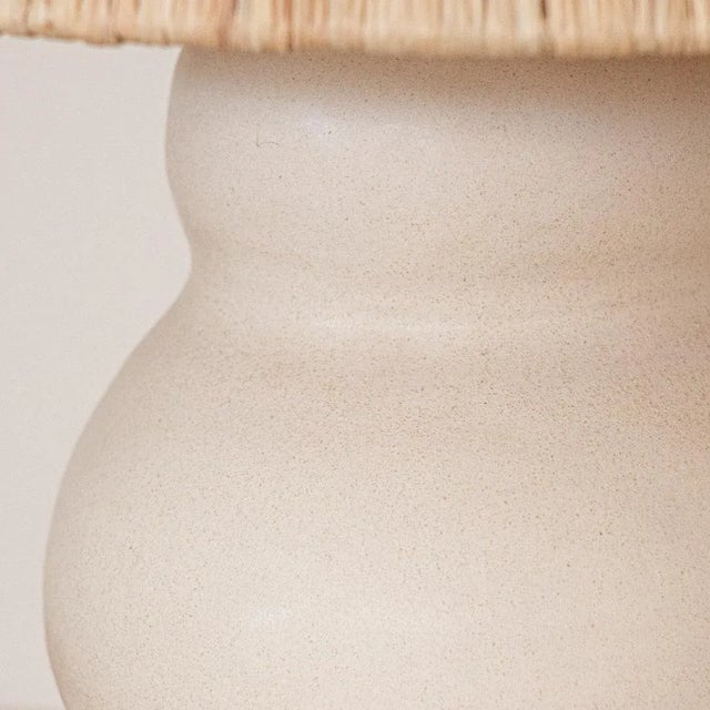 Ceramic Wave Lamp, Large For Sale In Los Angeles - Image 6 of 10