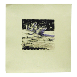 Larry Fodor "Space Pueblo" Hand Signed Southwestern Artwork