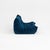 Togo Three-Seater Sofa in Dark Blue Tissue by Michel Ducaroy for Ligne Roset For Sale - Image 18 of 18
