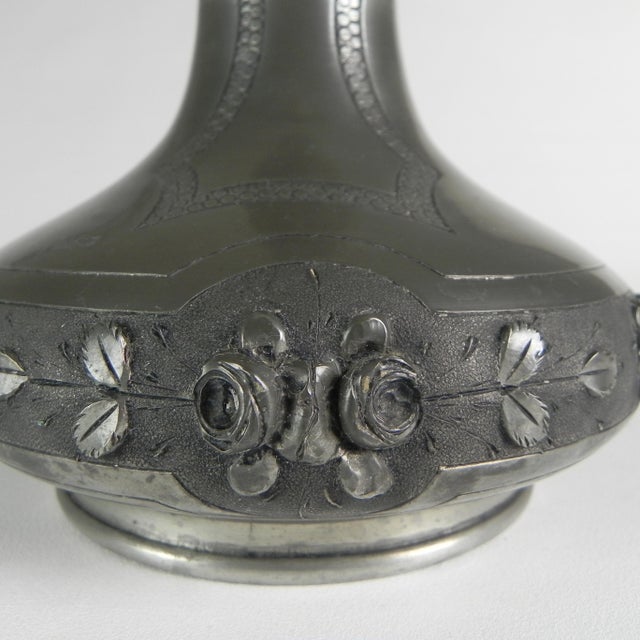 Art Nouveau Tin Vase by Pechez, Early 20th Century For Sale - Image 14 of 18
