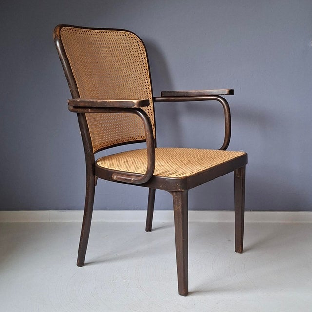 Chair no. A 413/2 f is depicted in the thonet mundus catalogue of 1930. Designed by the well-known austrian/swedish...