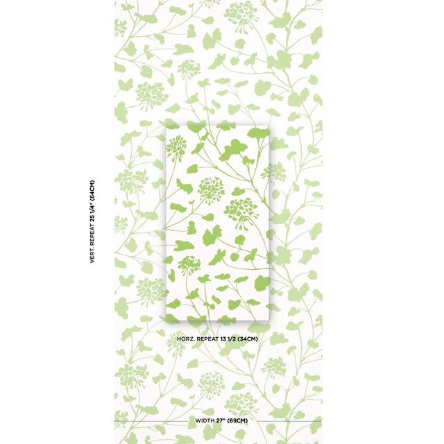 Pennick is a painterly and sunny floral wallcovering that tempers a lush sense of romance with a crisp edge, thanks to a...