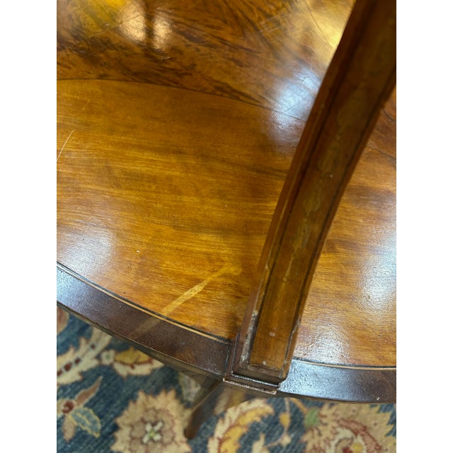 Antique Two Tier Edwardian Style Butler's Table For Sale - Image 11 of 12