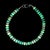 Aria Jewelry Design 18 Inch Green Chrysoprase Rondel Necklace For Sale - Image 4 of 5