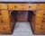 Victorian Writing Desk in Oak and Leather, 1890 For Sale - Image 11 of 18