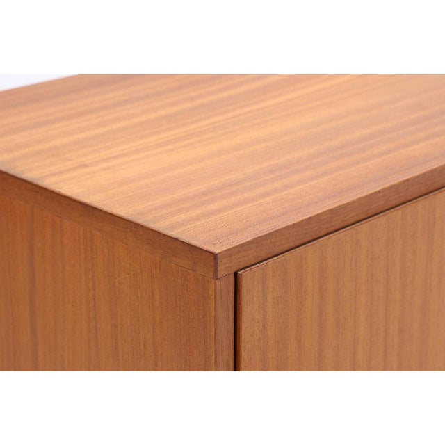 Brown Mid-Century Chest of Drawers with Sliding Doors, 1960s For Sale - Image 8 of 12