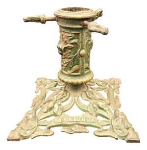 Art Nouveau Christmas Tree Stand in Cast Iron, 1890s