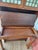 Wood Antique Mission Style Wood Secretary Desk Hutch Stained Glass For Sale - Image 7 of 12