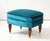 1940s 1940's Italian Petitte Slipper Chairs and Ottoman in Velvet Upholstery For Sale - Image 5 of 12