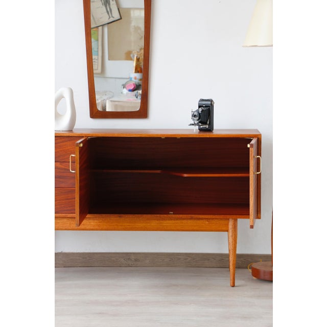 Brown Vintage Teak Sideboard from Uniflex, 1960s For Sale - Image 8 of 18