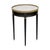 Black Louis XVI Style Ebonized Bouillotte Table With Carrara Marble Top For Sale - Image 8 of 9
