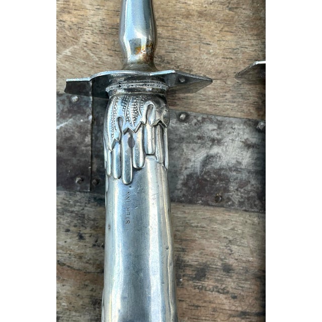 Vintage Sterling Carving - Set of 2 For Sale - Image 12 of 12