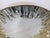 Metal Round Mirror in Brass-Plated Iron with Diamond-Cut Glass Stalactites and Magnet For Sale - Image 7 of 18